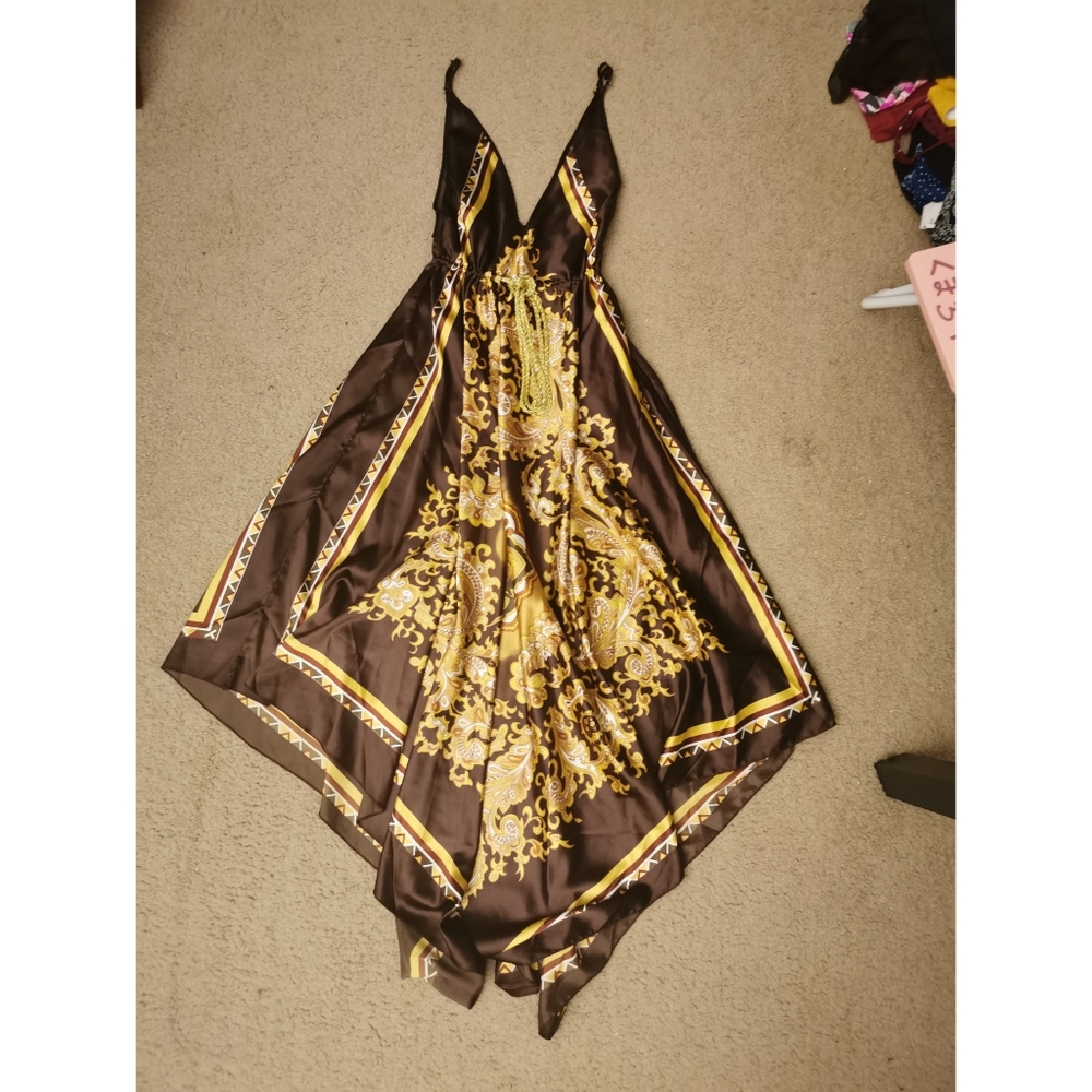 India Boutique Maxi Scarf Dress